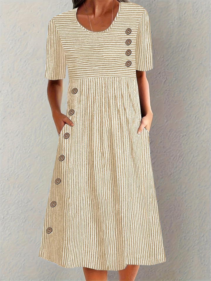 Lillian | Striped Summer Dress