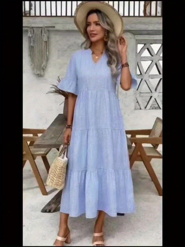 DEBORAH | Breezy Stripe Maxi Dress