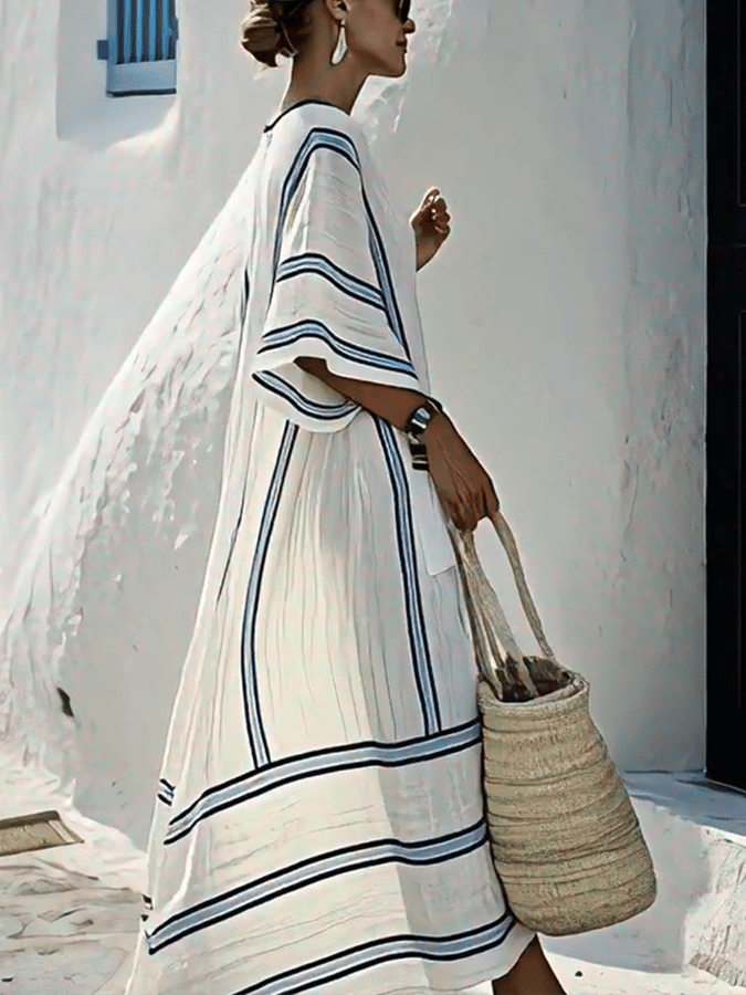 Thea – Loose Striped Dress