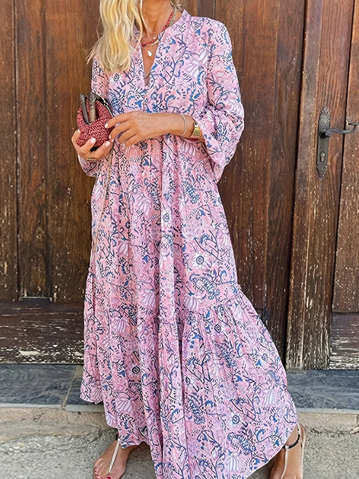 EILEEN | V-Neck Loose Long Dress
