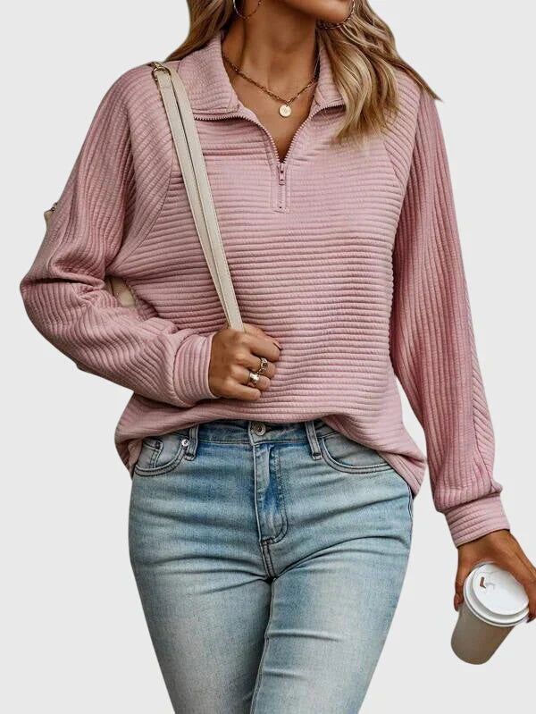 Molly | Elegant Half-Zip Sweater
