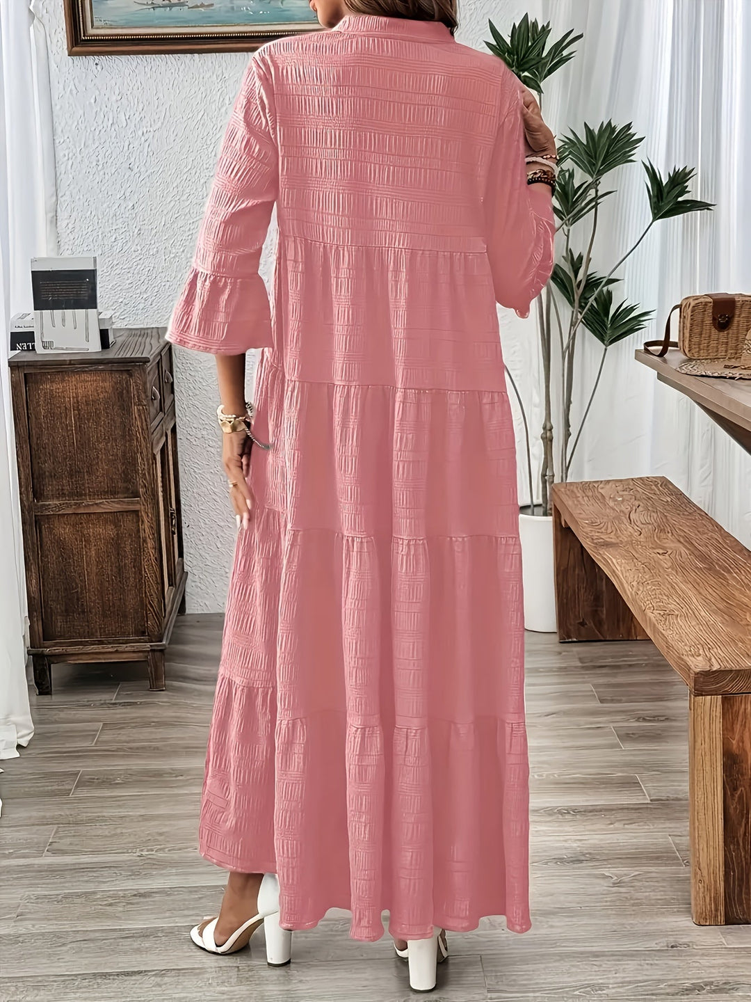 NORMA | A-Line Flared Sleeve Maxi