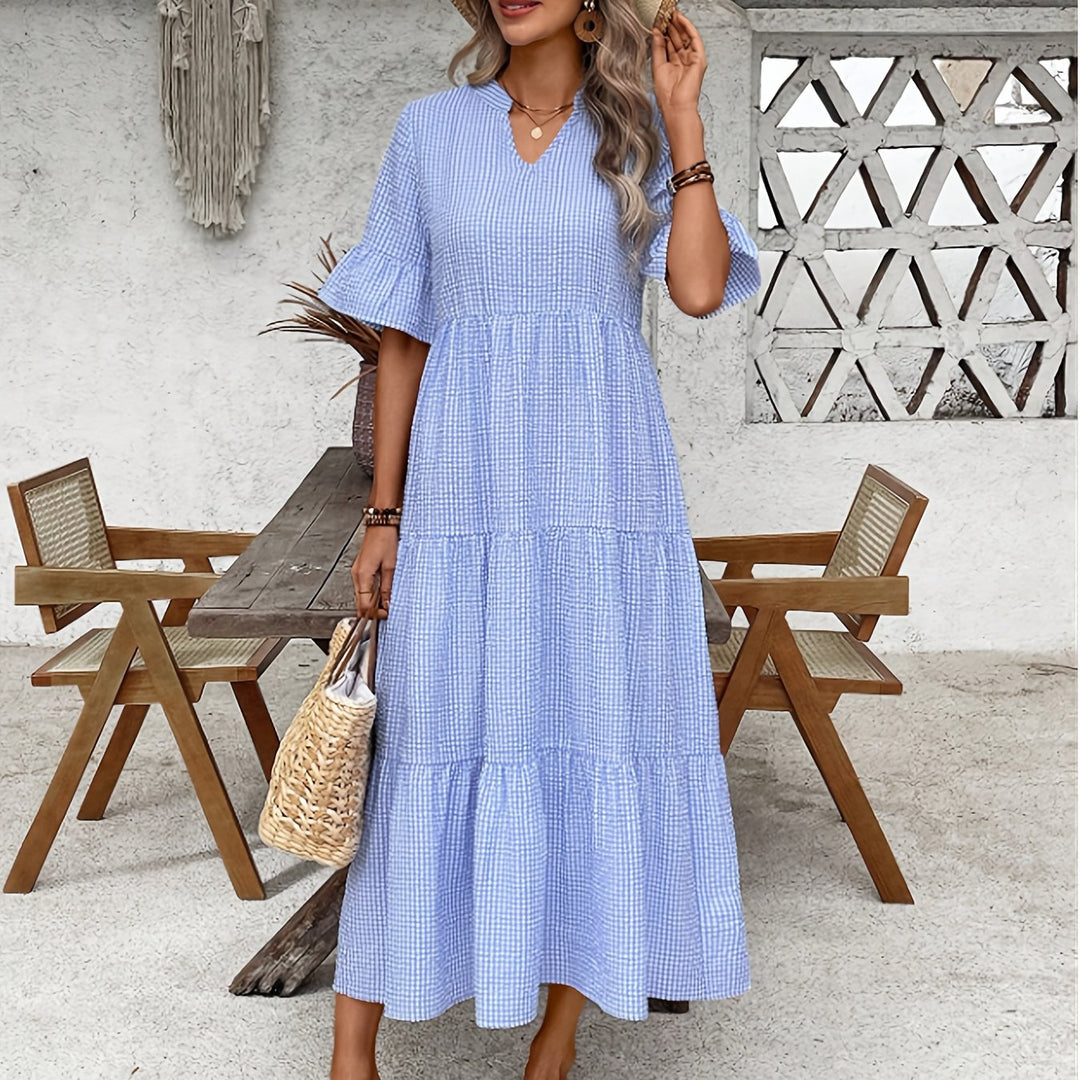 DEBORAH | Breezy Stripe Maxi Dress