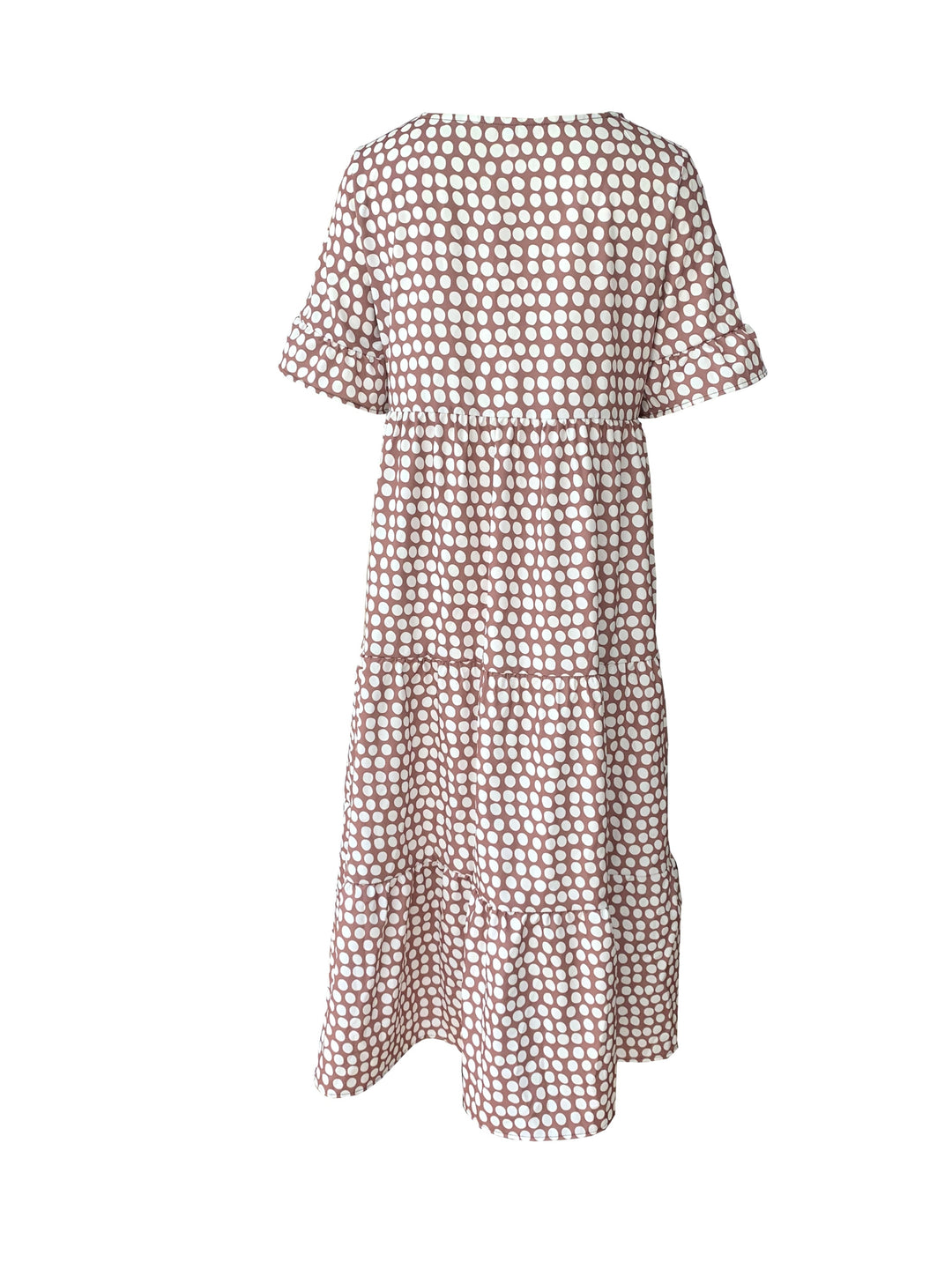 ANITA | Soft Dot Crew Neck Dress
