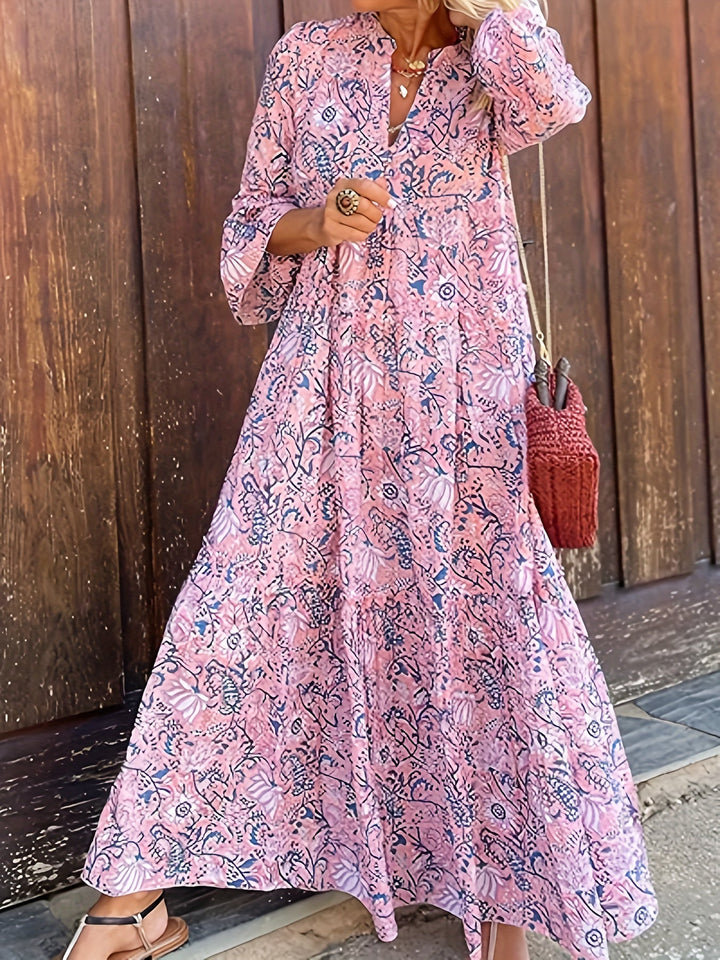 EILEEN | V-Neck Loose Long Dress