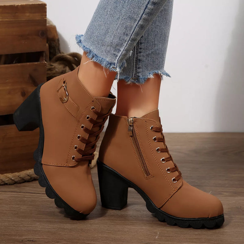 Harper™ | Stylish Block Heel Boots