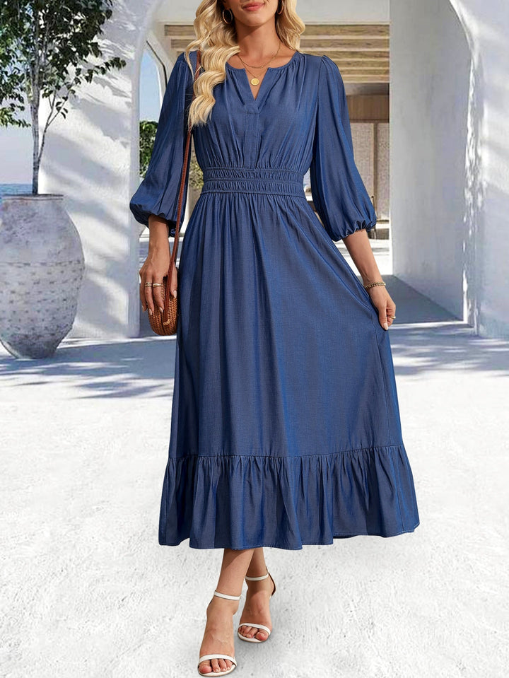 GAIL | Tiered Pocket Maxi Dress