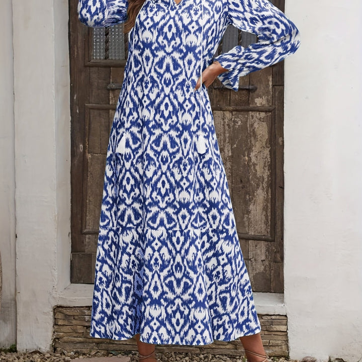 PAMELA | Tassel Trim Travel Dress