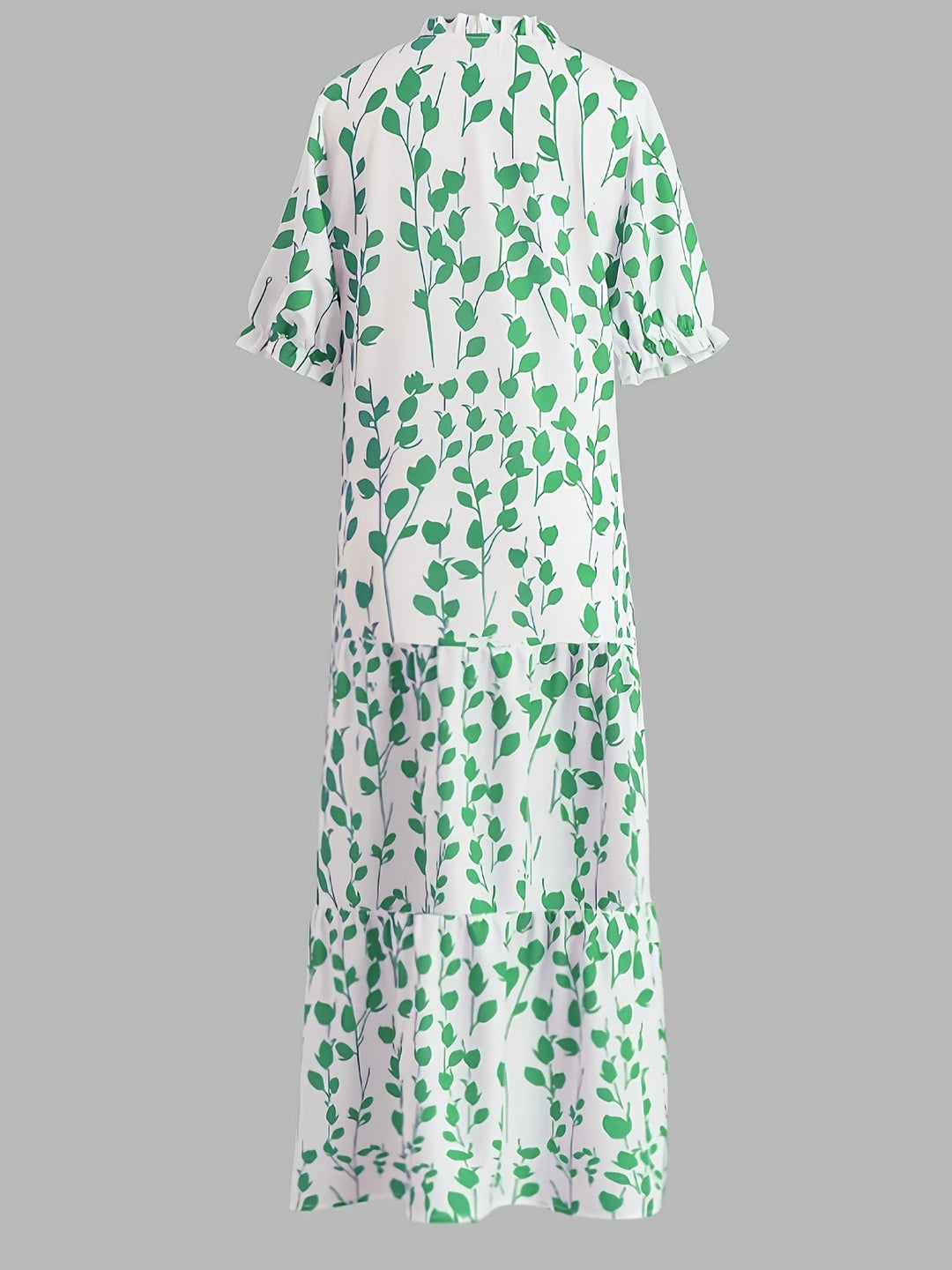 KIMBERLY | V-Neck Printed Maxi Dress