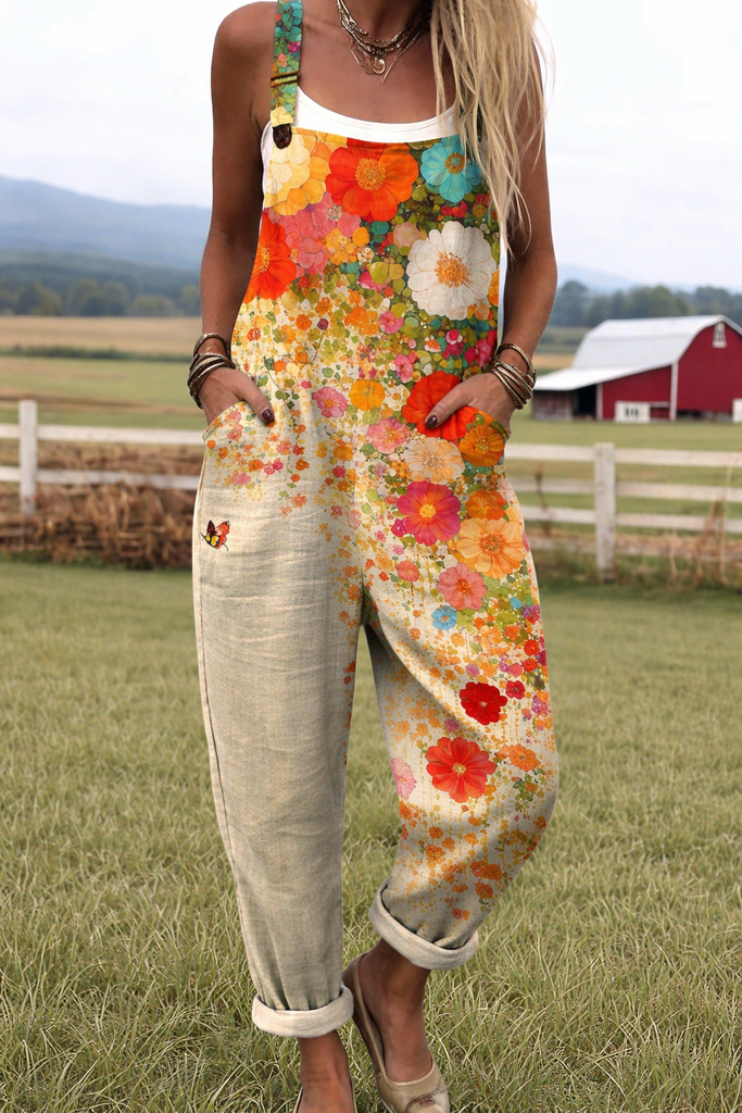 Wildflower Breeze Jumpsuit – The Harmon Family Savannah
