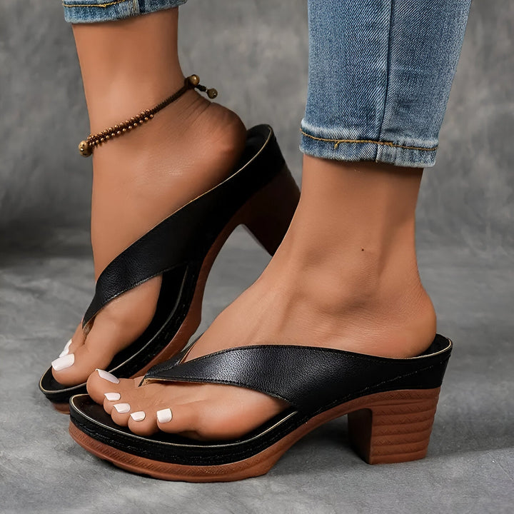 Geneva™ Elegant High-Heeled Mule