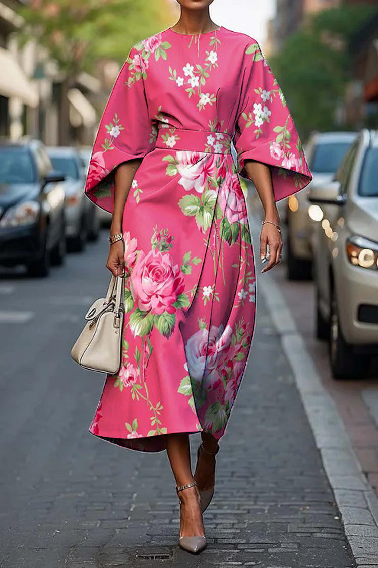 Melody™ - Elegant Dress with Round Neck