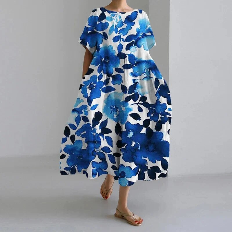 Daisy - Retro Big Swing Loose Maxi Dress