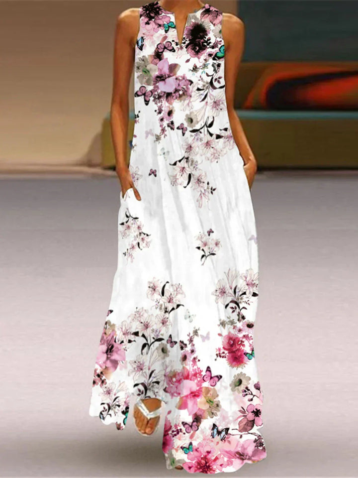 Aurelia™ - Butterfly Bloom A-Line Dress