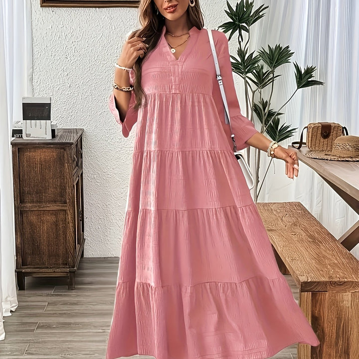 NORMA | A-Line Flared Sleeve Maxi