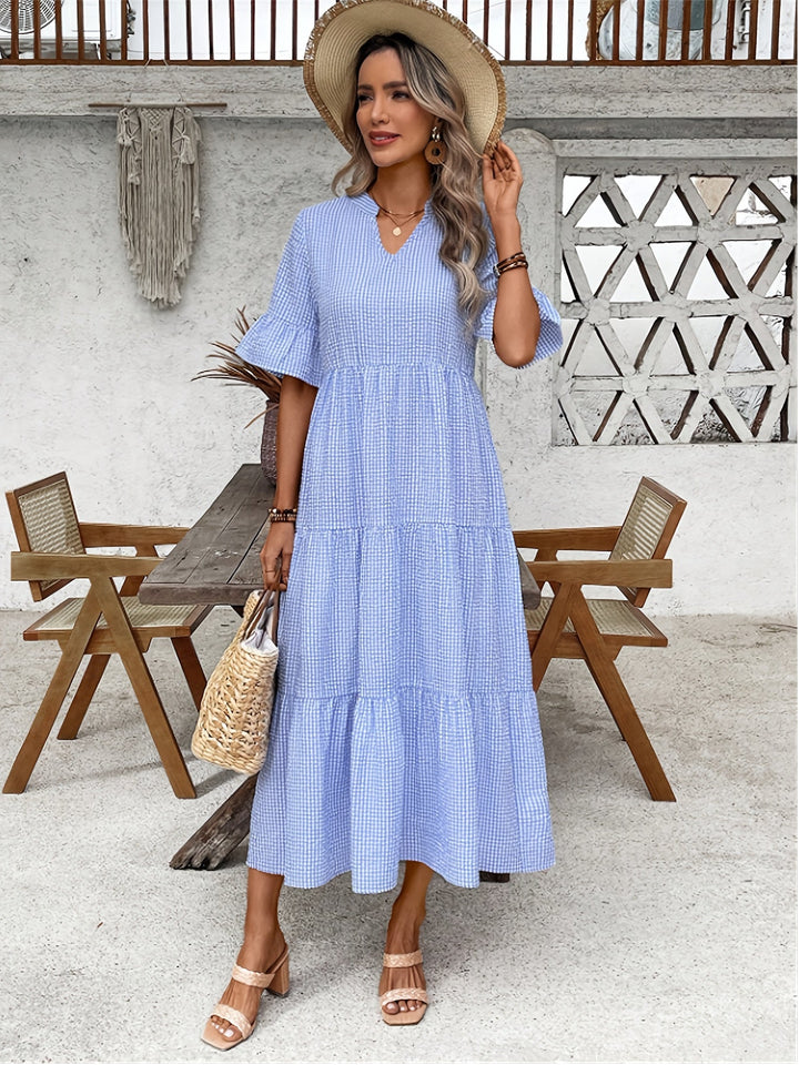 DEBORAH | Breezy Stripe Maxi Dress