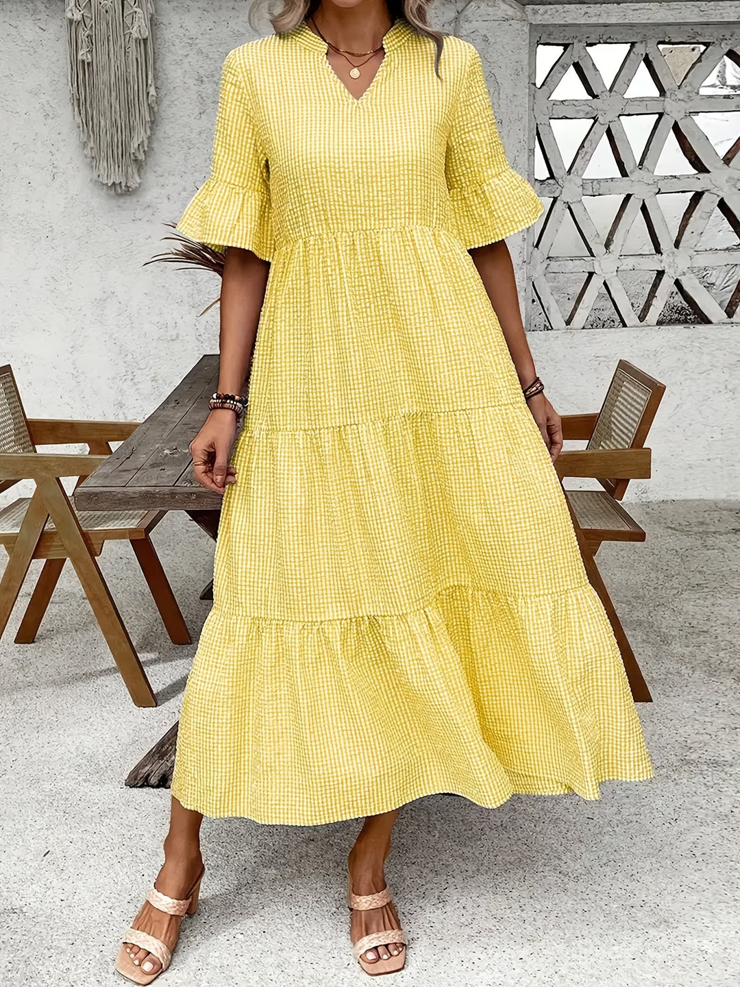 DEBORAH | Breezy Stripe Maxi Dress