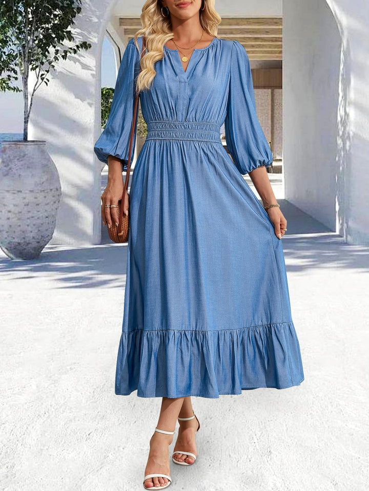 GAIL | Tiered Pocket Maxi Dress