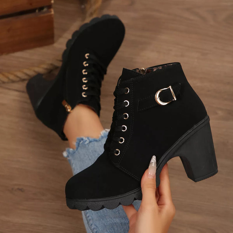 Harper™ | Stylish Block Heel Boots