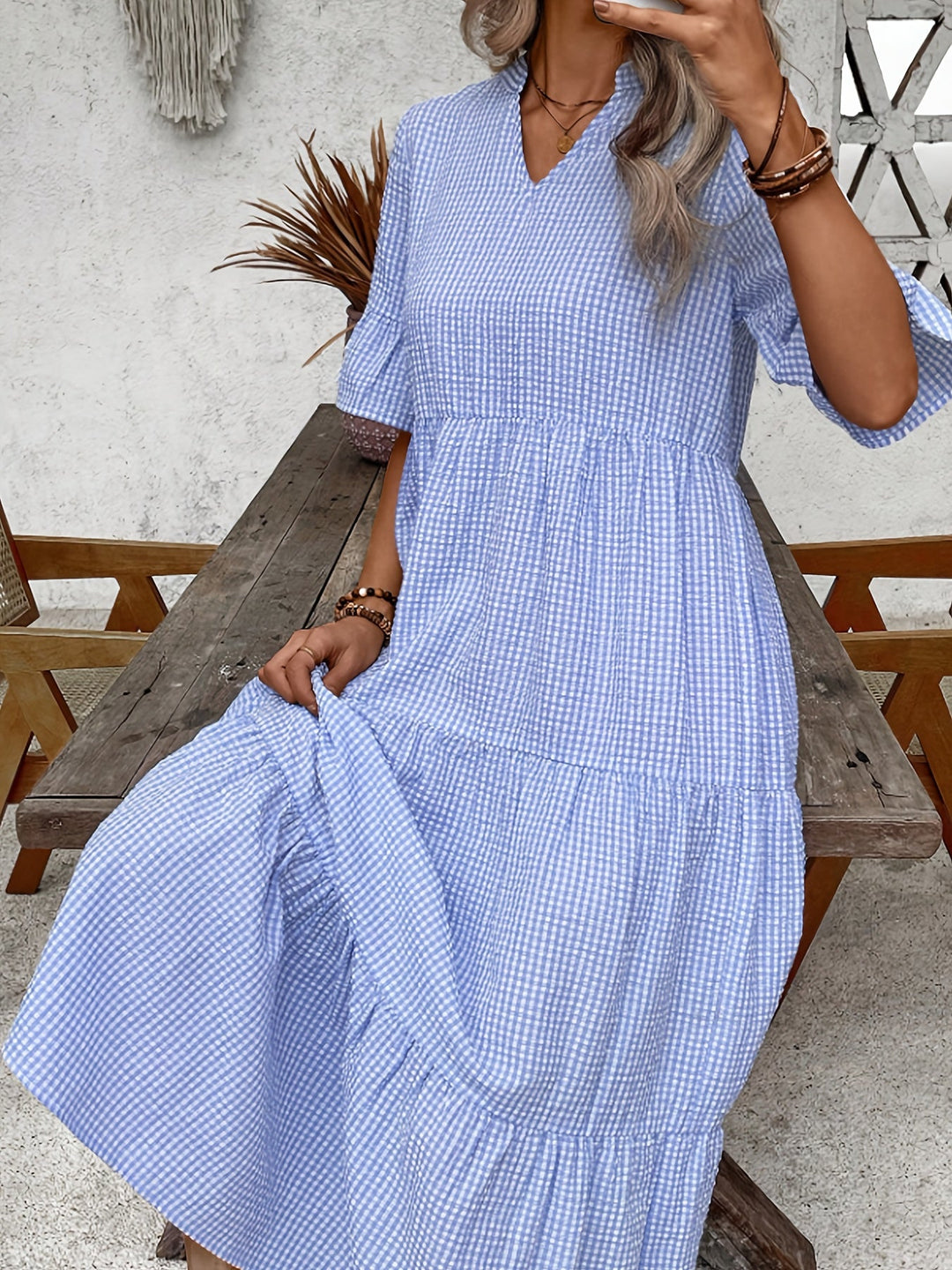 DEBORAH | Breezy Stripe Maxi Dress
