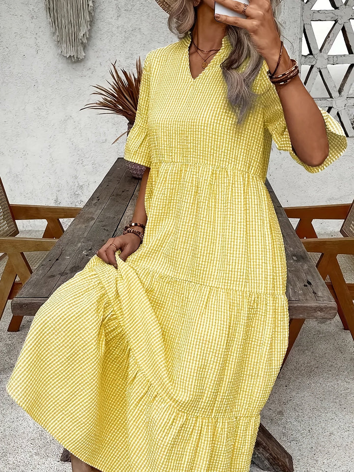 DEBORAH | Breezy Stripe Maxi Dress