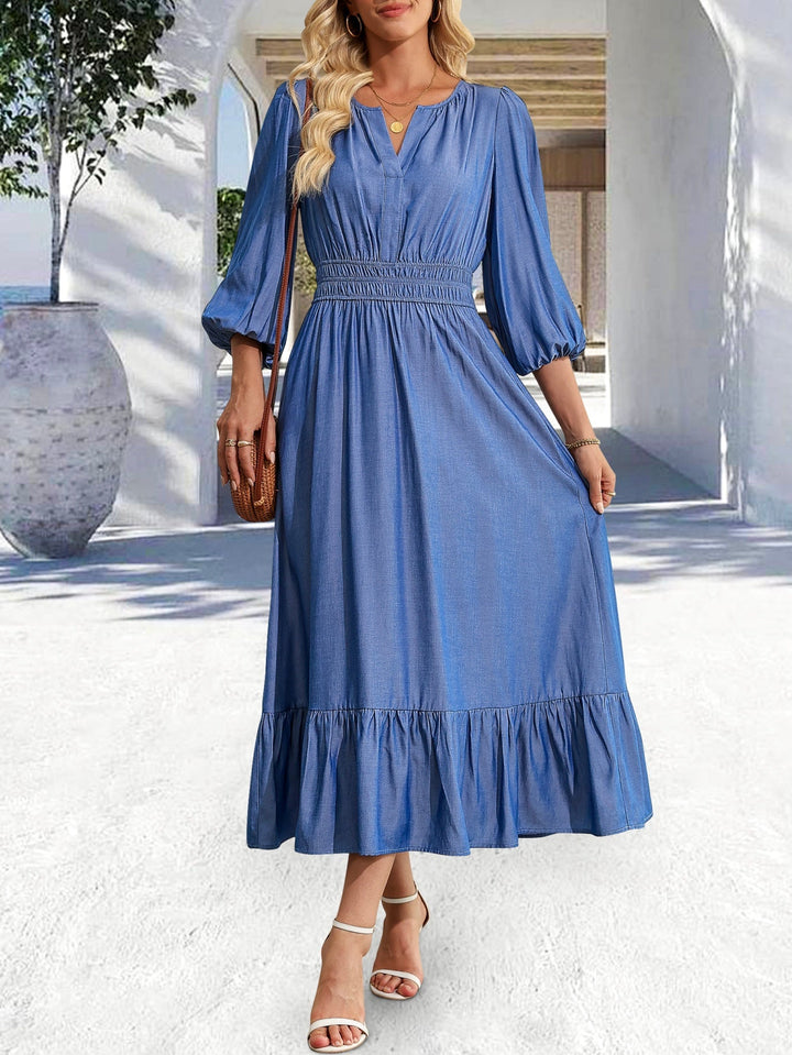 GAIL | Tiered Pocket Maxi Dress